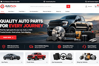 auto part website truck part shopify website auto parts website auto part store
