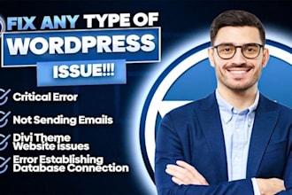 reapair PHP, wordpress, sql, and javascript websites