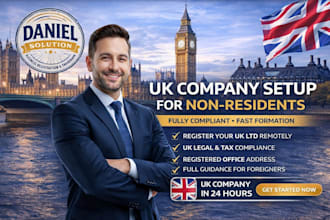 setup your UK ltd company from abroad with companies house compliance