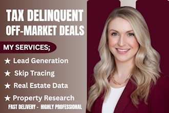 provide tax delinquent and motivated seller leads for real estate investors