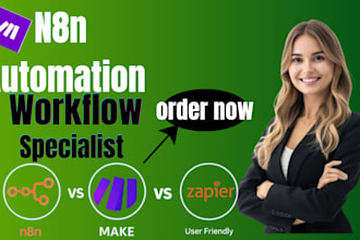 build n8n ai agent n8n automation n8n expert n8n ai chatbot make com expert