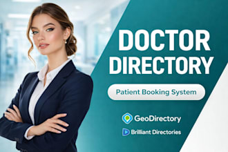 build a doctor appointment directory booking website and patient scheduling