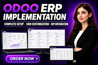setup odoo erp, customize odoo CRM and implement odoo for your business