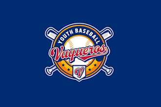 design baseball youth team logo