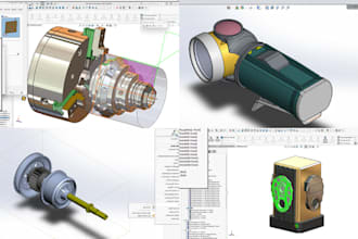 create industrial 3d mechanical cad design assembly parametric ansys solidworks