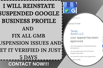 reinstate suspended google business profile fix gmb suspension denied appeal gmb