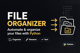 organize, rename and sort your files using python automation