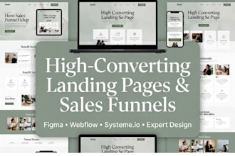 design german systeme io sales funnels landing page for online courses coaches