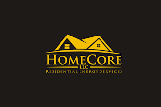 do residential energy services provider logo for home core