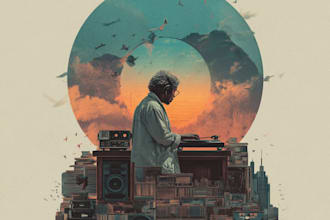 design album cover design, album cover art, music cover art