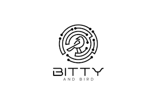 design unique bitty bird logo