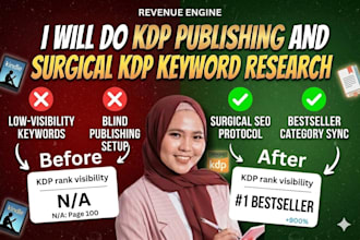do amazon KDP book publishing and surgical KDP keyword research for bestseller