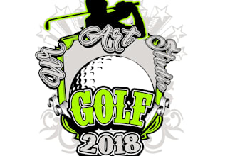 create high golf logo and t shirt design