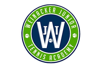 design monogram junior tennis academy logo for you