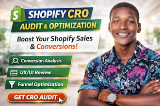 be your shopify store manager and cro expert