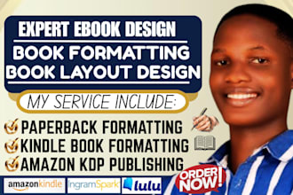do book formatting, book layout design, kindle ebook formatting book publishing