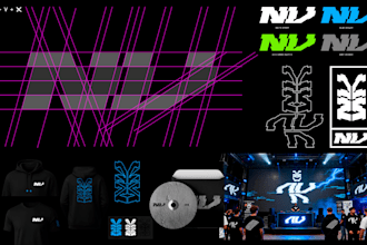 design a professional visual identity for musicians and djs