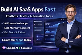 build ai saas mvp web app chatbot automation dashboard bubble
