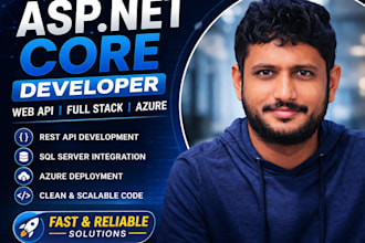 build asp dot net core web API full stack app ai and azure solutions