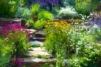 help you design a garden or landscape