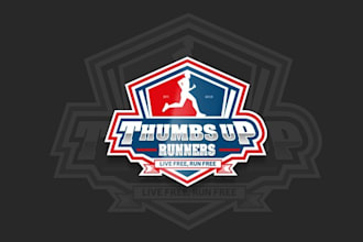 design super eye catching logo for thumbs up runners image
