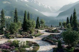 design and render your landscape design