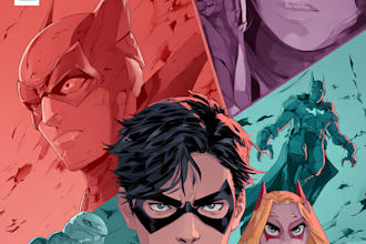 create epic superhero comic art with dynamic action scenes