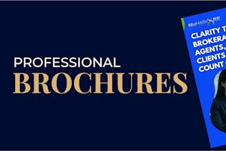 design modern and professional brochure