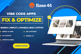 correct vibe code errors in base44