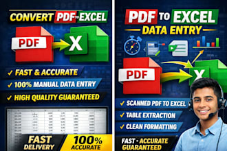 convert PDF to excel accurately and professionally