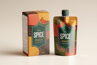 design premium product packaging, food packaging and box design