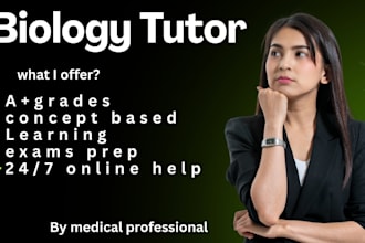 be your biology tutor