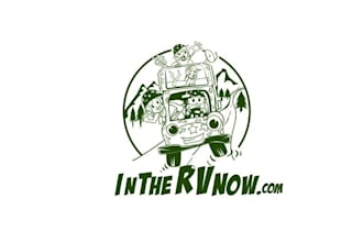 design premium logo for year long rv trip truck jeep