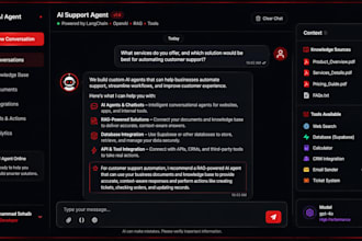 build ai agents using langchain, openai, rag, and langgraph