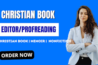 christian book editor prayer journal devotional line developmental edit