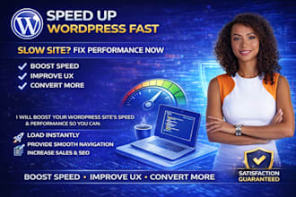 speed up wordpress website, fix slow loading and improve performance fast