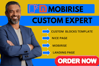 design custom website blocks with nicepage mobirise blocs or pinegrow