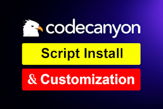 setup and customize any codecanyon websites or android app