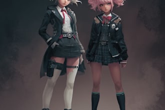make awesome danganronpa character for you