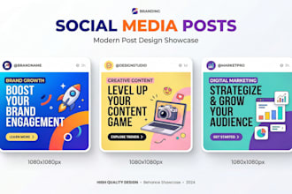 design instagram and facebook posts