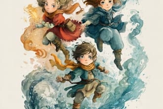 create comic book and custom illustration