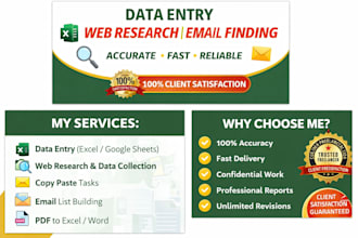 professional data entry operator, web search, admin support,