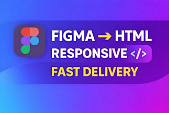 figma to responsive HTML CSS website
