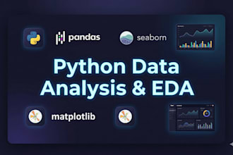 do data analysis , eda and visualization using python