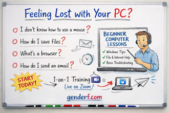train you in basic computer skills for beginners