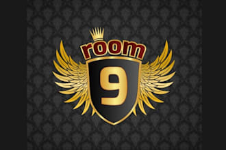 design glamorous symbolic logo with lounge and nightclub