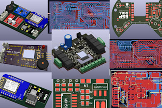 make pcb design, pcb layout and circuit schematic
