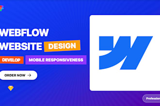design, redesign, fix webflow website, ecommerce, and saas landing pages