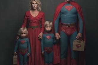 draw amazing couple superhero character