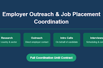 source employers and coordinate job placements  in the balkan